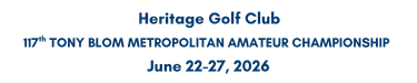 117th Tony Blom Metropolitan Amateur Championship