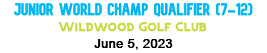 Junior World Banner 2023 Wildwood Web