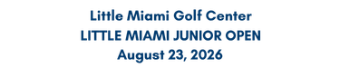 Little Miami Junior Open